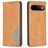 Mobigear Rhombus Slim Google Pixel 11 Hülle Klapphülle - Cognac