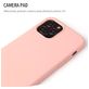 Mobigear Rubber Touch iPhone 12 Mini Silikon Hülle Backcover - Schwarz