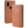 Mobigear Sensation Motorola One Vision Klapphülle Portemonnaie - Cognac