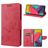 Mobigear Butterfly Samsung Galaxy M53 Hülle Klapphülle Geldbörse - Rot