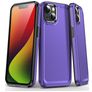 Mobigear Slim Armor iPhone 15 Plus Hülle Hardcase Backcover Stoßfest - Lila