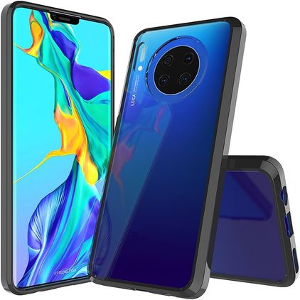 Mobigear Crystal Huawei Mate 30 Hülle Hardcase Backcover - Schwarz / Transparent