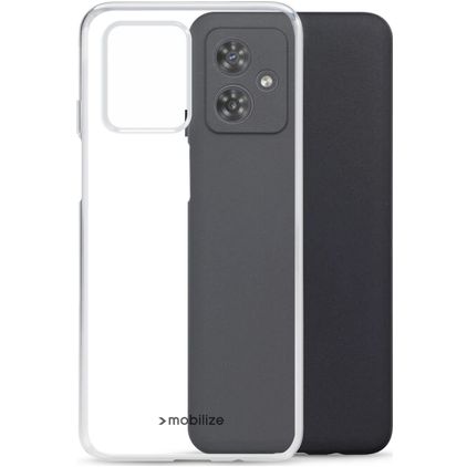 Mobilize Gelly Case Durchsichtig Motorola Moto G54 Hülle Flexibles TPU Backcover - Transparent