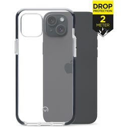 Mobilize Shatterproof iPhone 15 Plus Hülle Hardcase Backcover Stoßfest - Transparent / Schwarz