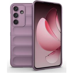 Mobigear Bumpy Samsung Galaxy S25 FE Hülle Flexibles TPU Backcover - Lila