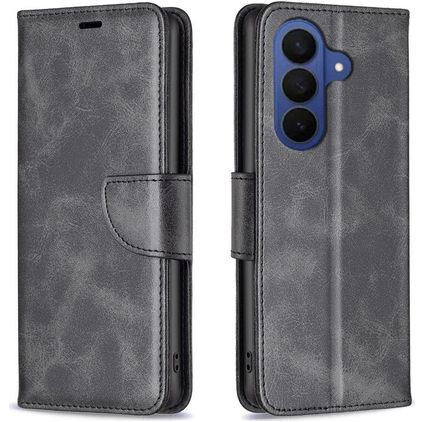Mobigear Excellent Samsung Galaxy S26 FE Hülle Klapphülle Geldbörse - Schwarz