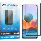 Mobigear Premium Xiaomi Redmi Note 10 Pro Panzerglas Gehärtetes Glas Displayschutz - Hüllenfreundlich - Schwarz