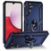 Mobigear Armor Ring Samsung Galaxy A14 Hülle Hardcase Backcover Stoßfest mit Ringhalter - Blau