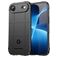 Mobigear Rugged Shield iPhone Air Hülle Flexibles TPU Backcover Stoßfest - Schwarz