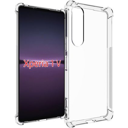 Mobigear Basics Transparent Sony Xperia 1 V TPU (flexibel) Backcover - Transparent