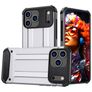Mobigear Outdoor iPhone 17 Pro Hülle Hardcase Backcover Stoßfest - Silber