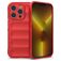 Mobigear Bumpy iPhone 14 Pro Hülle Flexibles TPU Backcover - Rot
