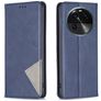Mobigear Rhombus Slim OPPO Find X6 Hülle Klapphülle - Blau