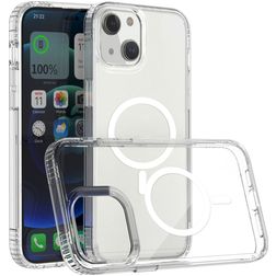 Mobigear Crystal Durchsichtig iPhone 14 MagSafe Hülle Hardcase Backcover - Transparent