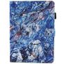 Mobigear Marble iPad 6 (2018) Hülle Klapphülle - Blau