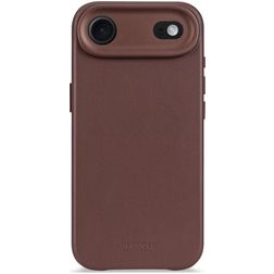 Decoded iPhone Air Hülle Echtes Leder Backcover Stoßfest - Dark Ruby