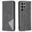 Mobigear Rhombus Slim Samsung Galaxy S25 Ultra Hülle Klapphülle - Schwarz
