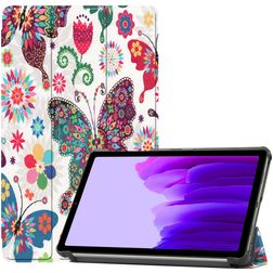 Mobigear Tri-Fold Samsung Galaxy Tab A7 Lite Klapphülle - Schmetterling