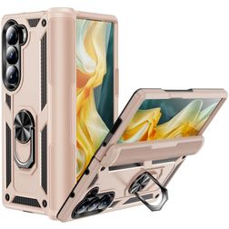 Mobigear Armor Ring Samsung Galaxy Z Fold 6 Hülle Hardcase Backcover Stoßfest mit Ringhalter - Orange