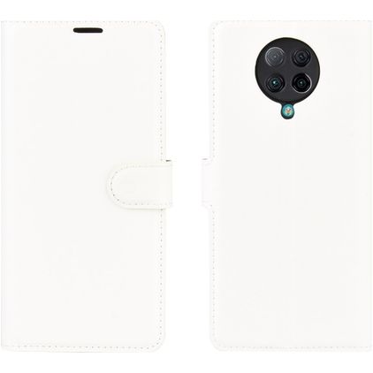 Mobigear Classic POCO F2 Pro Hülle Klapphülle Geldbörse - Weiß