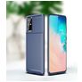 Mobigear Racing OPPO Reno 4 Hülle Flexibles TPU Backcover - Blau
