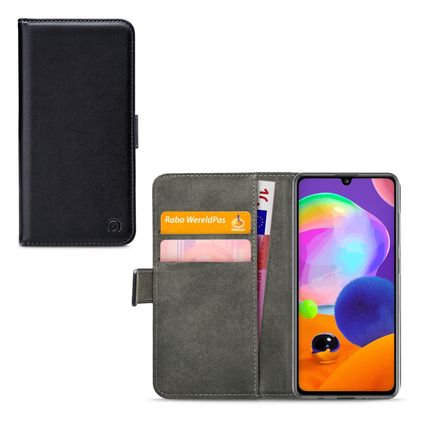 Mobilize Elite Gelly Samsung Galaxy A31 Klapphülle Portemonnaie - Schwarz