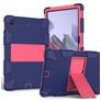 Mobigear ShieldStand Samsung Galaxy Tab A8 10.5 (2021) Hülle Kunststoff,Silikon Backcover + Ständer - Blau / Rot