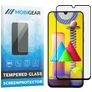 Mobigear Premium Samsung Galaxy M31 Panzerglas Displayschutz - Hüllenfreundlich - Schwarz