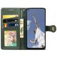Mobigear Snap Button OPPO A52 Hülle Klapphülle Geldbörse - Grün