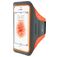 Mobiparts Comfort Fit Handyhalterung Joggen iPhone SE (2016) Sporthülle Neopren Sportarmband - Neon Orange