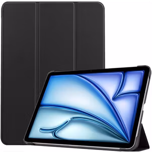 Mobigear Tri-Fold iPad Air 13 Zoll (2025) Hülle Klapphülle - Schwarz