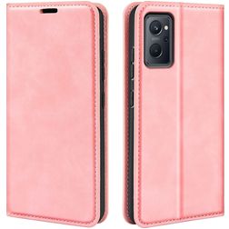 Mobigear Retro Slim OPPO A76 Hülle Klapphülle Geldbörse - Pink