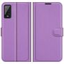 Mobigear Classic Wiko Power U20 Hülle Klapphülle Geldbörse - Lila