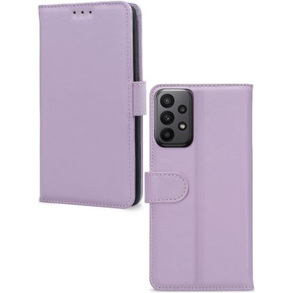 Mobilize Premium Gelly Wallet Samsung Galaxy A23 Klapphülle Portemonnaie - Lila