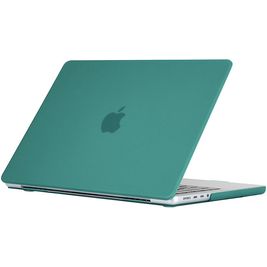 Mobigear Matte MacBook Pro 16 Zoll (2021-2024) Hardcase Hülle MacBook Case - Dunkelgrün - Model A2485 / A2780 / A2991 / A3186