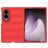 Mobigear Bumpy Samsung Galaxy Z Fold 8 Hülle Flexibles TPU Backcover - Rot