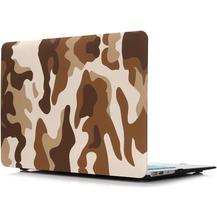 Mobigear Design MacBook Air 13 Zoll (2010-2019) Hardshell Hülle Laptop Cover MacBook Case - Desert Camauflage - Modell A1369 / A1466