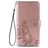 Mobigear Clover Samsung Galaxy S20 FE Hülle Klapphülle Geldbörse - Roségold