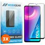 Mobigear Premium TCL 30 Plus Panzerglas Gehärtetes Glas Displayschutz - Hüllenfreundlich - Schwarz (3er Pack)