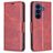 Mobigear Excellent Samsung Galaxy A37 Hülle Klapphülle Geldbörse - Rot