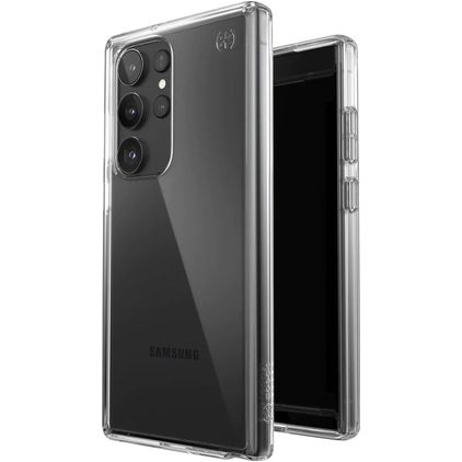 Speck Presidio Perfect Clear Durchsichtig Samsung Galaxy S23 Plus Hülle Hardcase Backcover Stoßfest - Transparent