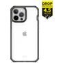 ITSkins SupremeClear iPhone 13 Pro Max Hülle Hardcase Backcover Stoßfest - Transparent / Schwarz