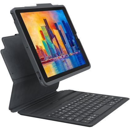ZAGG Pro Keys iPad 11 (2025) Hülle QWERTY Bluetooth Tastatur Klapphülle + Stifthalter - Schwarz