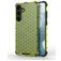 Mobigear Honeycomb Samsung Galaxy S24 Plus Hülle Hardcase Backcover Stoßfest - Grün