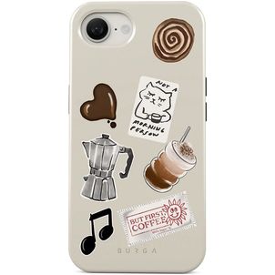 Burga Tough iPhone 16e MagSafe Hülle Hardcase Backcover Stoßfest - Oat Milk Please