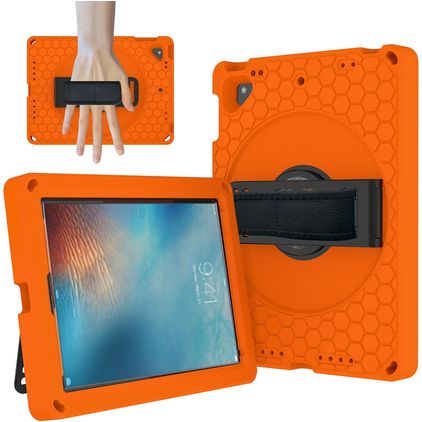 Mobigear Ruggedized iPad Air 1 (2013) Hülle EVA Schaum Backcover + Ständer - Orange