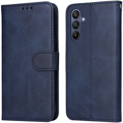 Mobigear Wallet Samsung Galaxy A17 Hülle Klapphülle Geldbörse - Blau
