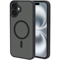 Mobiparts Hardcover iPhone 16 Plus MagSafe Hülle Hardcase Backcover - Satin Black
