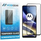 Mobigear Premium Motorola Moto G51 5G Panzerglas Gehärtetes Glas Displayschutz - Hüllenfreundlich - Schwarz