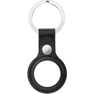 Mobigear Keychain Apple AirTag Hülle Schlüsselanhänger - Schwarz